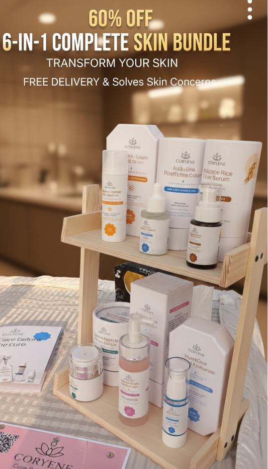 Coryene 6-In-1 Korean Skincare Bundle