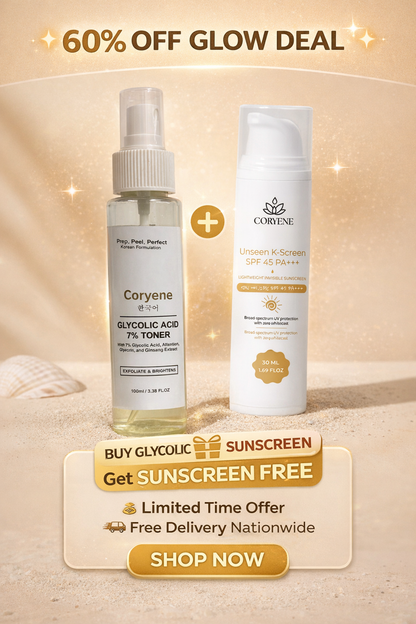 Glycolic Acid 7% Toner | Free Unseen K-Screen SPF 45