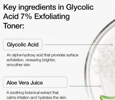7% Glycolic Acid Toner